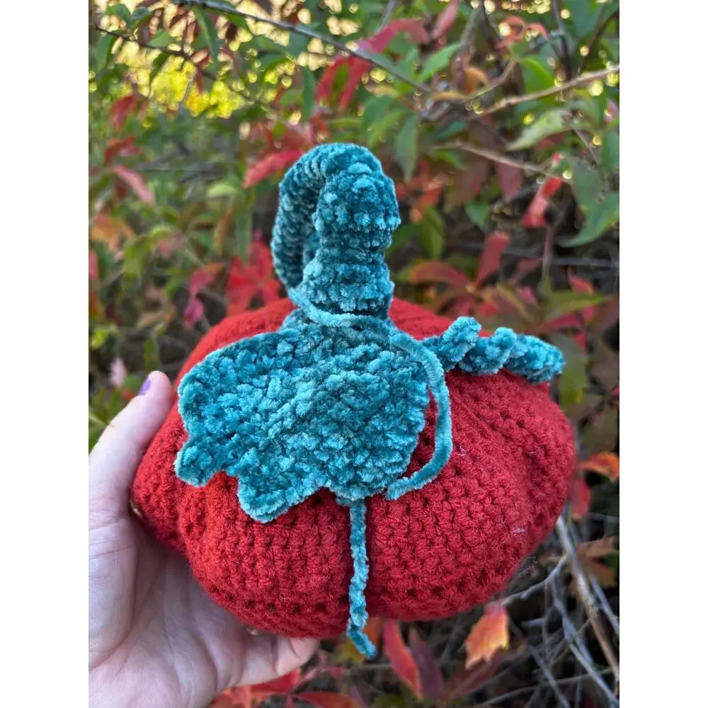 Set of 3 Handmade Pumpkin Plushie Throw Pillows, Cottagecore, Cozy Fall Accents